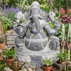 PRE ORDER Granite Stone Ganesha Garden Statue Handcarved Gray Stone
