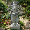 PRE ORDER-Natural Stone Ganesha Garden Statue Handcarved Granite Stone
