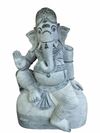 Pre-Order Ganesha Stone Sculpture – Hand Carved Granite Outdoor Garden Statue