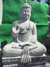 PRE ORDER-Hand Carved Stone Buddha Statue Seated Lotus Meditation Granite Garden Sculpture