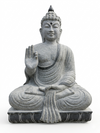 PRE ORDER-Hand Carved Stone Buddha Statue Seated Lotus Meditation Granite Garden Sculpture