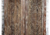 Vintage Doors Lotus Mandala Carved Wall Art Custom Door Panel 80