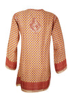 Red Embroidered  Tunic – Perfect for Boho Summer Vibes & Beach Cover-Up XL