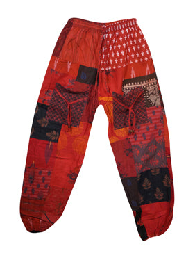  Unisex Joggers red Pant