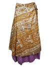 Womens Magic Wrap Skirt Purple Hippy Beach  Skirt, Gift, One size