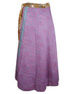 Womens Magic Wrap Skirt Purple Hippy Beach  Skirt, Gift, One size