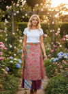 Pink Wrap Skirt – Handmade Boho Fashion | Unique Valentine’s Day Gift for Her One size