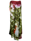 Women Wrap Maxi Skirt, Tie Dye Long Skirt, Beach Gypsy Skirts One Size