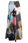 Black Multi Boho Floral Wrap Skirt – Timeless Chic Beach Style