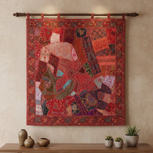  Indian Tapestry Wall Hanging – Boho Textile Art & Vintage Home Wall Decor