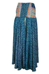Boho Chic Lapis Blue Wide-Leg Palazzo Pants – Flowy, Handmade Comfort