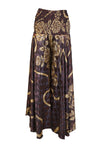 Women's Wine Purple Boho Palazzo Pants – Handmade, Flowy & Effortlessly Stylish SM