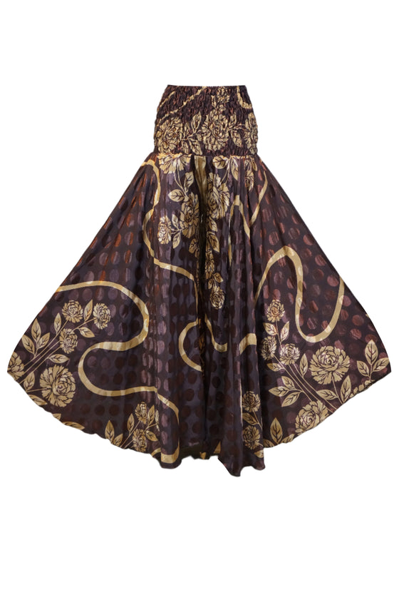 Women's Wine Purple Boho Palazzo Pants – Handmade, Flowy & Effortlessly Stylish SM