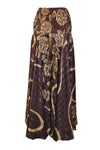 Women's Wine Purple Boho Palazzo Pants – Handmade, Flowy & Effortlessly Stylish SM