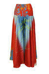 Bohemian Blue and Red Palazzo Pants – Handcrafted, Breezy & Effortlessly Stylish SM