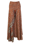 Boho Squash Orange Floral Palazzo Pants – Breezy, Elegant & Stylish SM