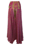 Handmade Boho Dark Pink Floral Palazzo Pants – Effortlessly Breezy & Elegant SM