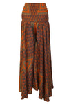 Handmade Boho Orange Floral Palazzo Pants – Breezy, Stylish & Elegant SM
