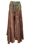 Handcrafted Boho Orange Floral Palazzo Pants  Elegant, and Effortlessly Stylish SM