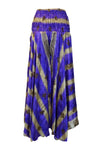 Boho Flowy Flare Pants, Bell Bottoms Purple Hippie-Inspired Spell Style Palazzo Pants SM