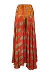 Handcrafted Boho Rose Red Palazzo Pants Flowing Graceful Effortless Style SM