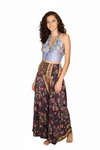 Handmade Dark Purple Boho Palazzo Pants – Breezy, Elegant Boho Pants SM