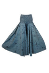 Handmade Boho Palazzo Pants in Storm Cloud Gray Graceful and Effortlessly Flowing SM