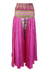 Handcrafted Dark Pink Boho Floral Palazzo Pants – Lightweight, Flowy & Effortlessly Chic SM