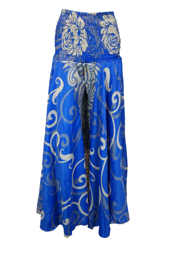 Navy Blue Handmade Boho Palazzo Pants – Graceful, Flowy & Effortlessly Stylish SM