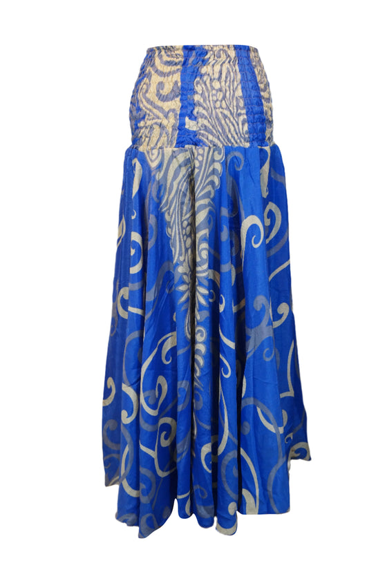 Navy Blue Handmade Boho Palazzo Pants – Graceful, Flowy & Effortlessly Stylish SM