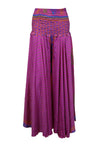 Handcrafted Plum Purple Boho Floral Palazzo Pants – Gracefully Chic SM