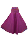 Handcrafted Plum Purple Boho Floral Palazzo Pants – Gracefully Chic SM