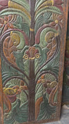 Hand-Painted Tree of Life Wall Art – Colorful Birds & Nature-Inspired Decor 84x36
