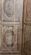 Vintage Barn Door Rustic Hand Carved Reclaimed Wood Farmhouse Door