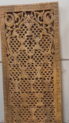 Hand Carved Moorish Lattice Wood Double Door Room Divider 80