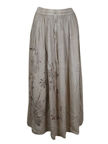  Ivory Renaissance Long Skirt 