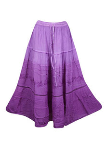  Amethyst Vintage Western Long Skirt