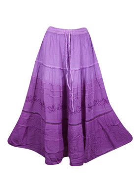 Amethyst Vintage Western Long Skirt