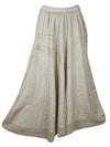 Ivory Renaissance Long Skirt