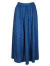 Blue Long Skirt, Soft and Flowy Long Boho Skirts, Ren Faire Clothing S/M/L