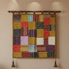 Colorful Bohemian Patchwork Tapestry – Vintage Embroidered Wall Hanging Decor