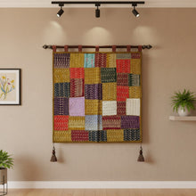  Colorful Bohemian Patchwork Tapestry – Vintage Embroidered Wall Hanging Decor