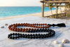 Rudraksha Bodhi Seed & Black Onyx Mala | Japa Meditation Prayer Beads