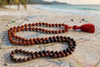 Handmade Rudraksha Seed Mala | Healing Buddhist Prayer Beads for Meditation