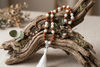 Moonstone Rudraksha Mala Necklace – Hand Knotted Yoga & Spiritual Energy Beads