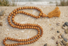 Yoga Prayer Mala Beads Necklace Sandalwood Energized Meditation Mala – Spiritual Healing Necklace