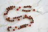 Yoga Buddhist Prayer Mala Beads Clearing Energies Coral Quartz Mala