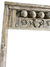 Antique Indian Arch Rustic Carved Old World Architectural Doorway