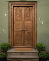 Antique Authentic Doors with Frame Rustic Farmhouse Exterior Front Door