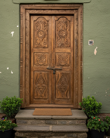  Antique Authentic Doors with Frame Rustic Farmhouse Exterior Front Door